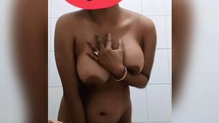 bengali big ass horny at bathroom show my  Big boobs