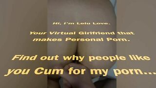 Free use babe stays on phone & offers her pussy doggystyle for you to use & cum on her - Lelu Love