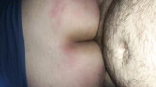 Chubby big ass slut riding my cock while wife is at work. Wife friend sneaks over for some big thick cock action