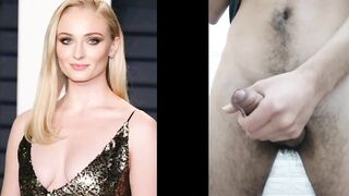 Sophie Turner having hard sex - Cum Tribute