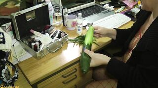 The CUCUMBER as anal spare?