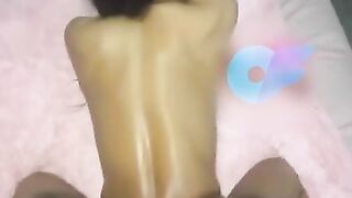 Slim Thick Ebony Trans Almost Caught Fucking DL Homie in His Room - She Opened The Door