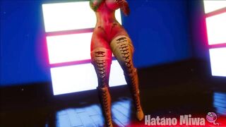 【Hatano Miwa MMD DANCER】tasty delicious ass hot tasty buttocks Hatano Miwa hot sweet wet pussy