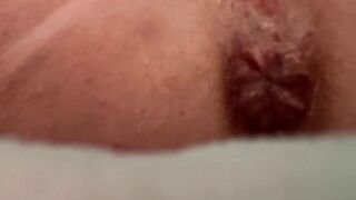 Strong orgasm with really long squirt!