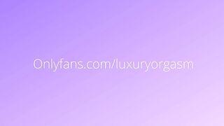 Couldn't hold back and brought the girl to orgasm, moaning, dirty talk - LuxuryOrgasm