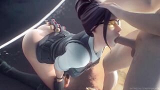 Fortnite - Rook on Her Knees Blowjob Animation (Soun)