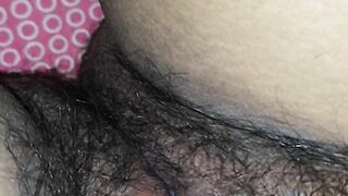 Stepmom hairy pussy touched. Risky capture for u all.