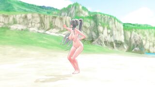 Haku Fukkireta Tropical Beach Nude 3d hentai mmd r18