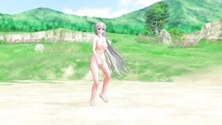 Haku Fukkireta Tropical Beach Nude 3d hentai mmd r18