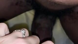 Squirting on husbands bbc