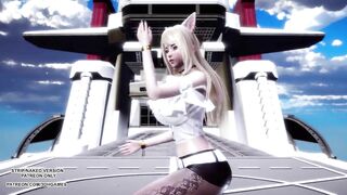 [MMD] CLC - Helicopter Ahri Akali Kaisa Seraphine Sexy Kpop Dance League of Legends KDA