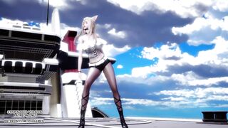 [MMD] CLC - Helicopter Ahri Akali Kaisa Seraphine Sexy Kpop Dance League of Legends KDA