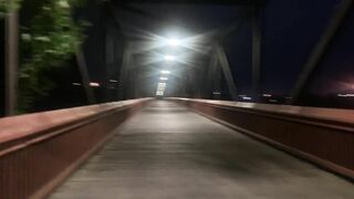 Fucking My Hot Girlfriend On A Bridge