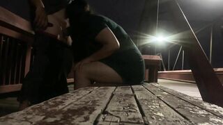 Fucking My Hot Girlfriend On A Bridge