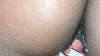 POV: Ebony riding my dick until I bust (tease riding)