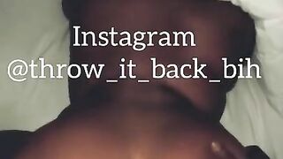 Slow motion fat booty ebony backshots