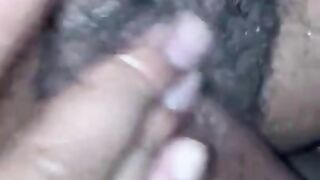 Rubbing her pussy until she squirts all over me multiple times! (LOUD WET PUSSY SOUNDS)