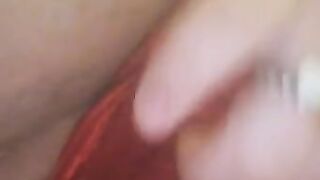 Close up pussy fingering