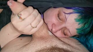 Emo Slut Sucks Cock Until I Cums