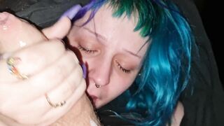 Emo Slut Sucks Cock Until I Cums