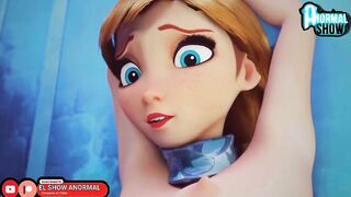 FROZEN DISNEY ANA X ELSA LESBIAN SEX HARD