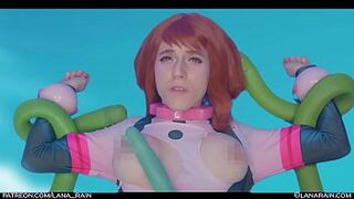 Uraraka Tentacle Fucked As Friends Watch