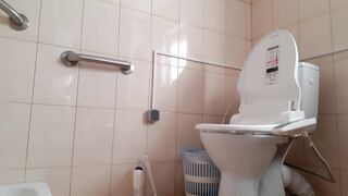 Fucked with a Stranger in the Toilet of a Cafe and got on a Hidden Camera - Lesbian_illusion