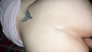 Quick Creampie with Gape and Pussy Farts