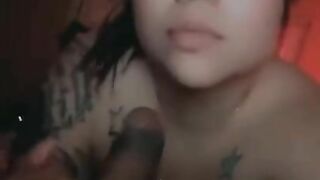 Sexy Latina blowjob and sex cumshot and creampie