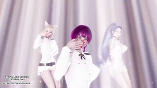 [MMD] Momoland - Baam Ahri Kaisa Evelynn Sexy Kpop Dance League of Legends KDA