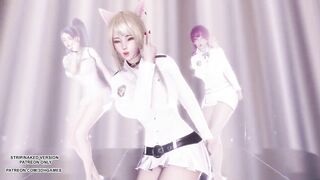 [MMD] Momoland - Baam Ahri Kaisa Evelynn Sexy Kpop Dance League of Legends KDA