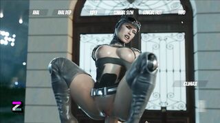 Catwoman ANAL EXTREMO CON GRAN POLLA【HENTAI GAME】ANAL HARD, BIG ASS, COWGIRL *CUM INSIDE* Gatúbela