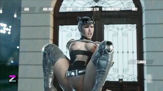 Catwoman ANAL EXTREMO CON GRAN POLLA【HENTAI GAME】ANAL HARD, BIG ASS, COWGIRL *CUM INSIDE* Gatúbela