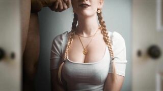 jerked off thick cum in her mouth - clothedpleasures