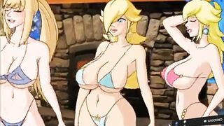 Christmas special sex with video game princesses