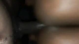 Hot Ebony riding big dick