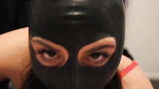 SUCK MY DICK!! BDSM slave blowjob. Unreal POV Deepthroat.