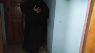 Pakistani Real Sex - Muslim Hijab & Burqa Step Son Fucked While Uncovering