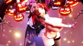 【MMD】 Hands Up - Zytra (Halloween) Succubus