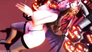 【MMD】 Hands Up - Zytra (Halloween) Succubus