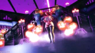 【MMD】 Hands Up - Zytra (Halloween) Succubus