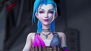 Jinx Couldn't Hold It And Deep Blowjob Big Dick | League Of Legends