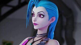 Jinx Couldn't Hold It And Deep Blowjob Big Dick | League Of Legends