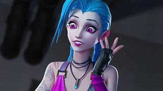 Jinx Couldn't Hold It And Deep Blowjob Big Dick | League Of Legends