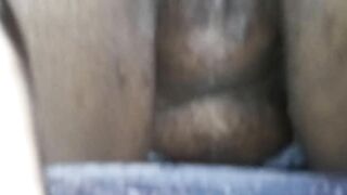 Strings Of Cum Dripping From Wife Pussy