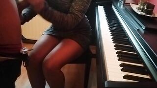 masturbates in piano lessons caught by teacher I have to suck him off.