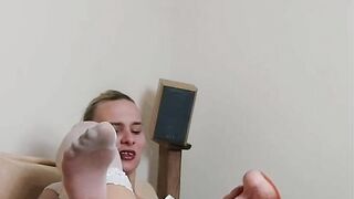 the first double penetration of the pussy and ass of a Polish mature blonde