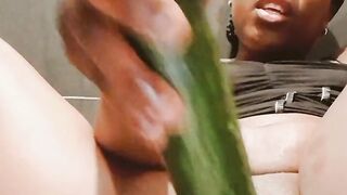 Come watch bubbling_booty fucking a cucumber in public toilet until she cum