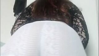 Sexy see through lace panties and top - pregnant amateur wife homemade video - hot woman pregnancy