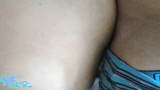 My girl gives me her ass, morning sex in the motel and cumshot on my dick.